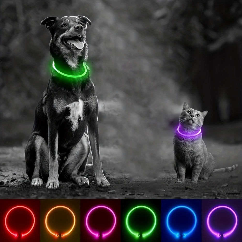 Dog's LED Light Collar